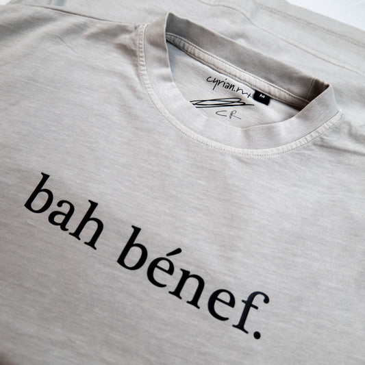 T-Shirt Bah Bénef Crème